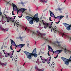 Twilight Flutter Pattern 9 Fleece Fabric — fleece fabric folded close-up preview (mv-fleece-v1:lying)