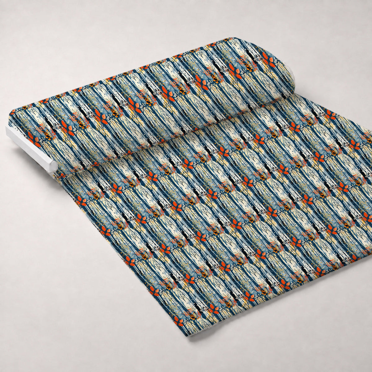 Twilight Grove Pattern 10 Fleece Fabric — fleece fabric unrolled bolt preview (mv-fleece-v1:bolt)