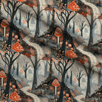 Twilight Grove Pattern 2 Fleece Fabric — fleece fabric folded close-up preview (mv-fleece-v1:lying)