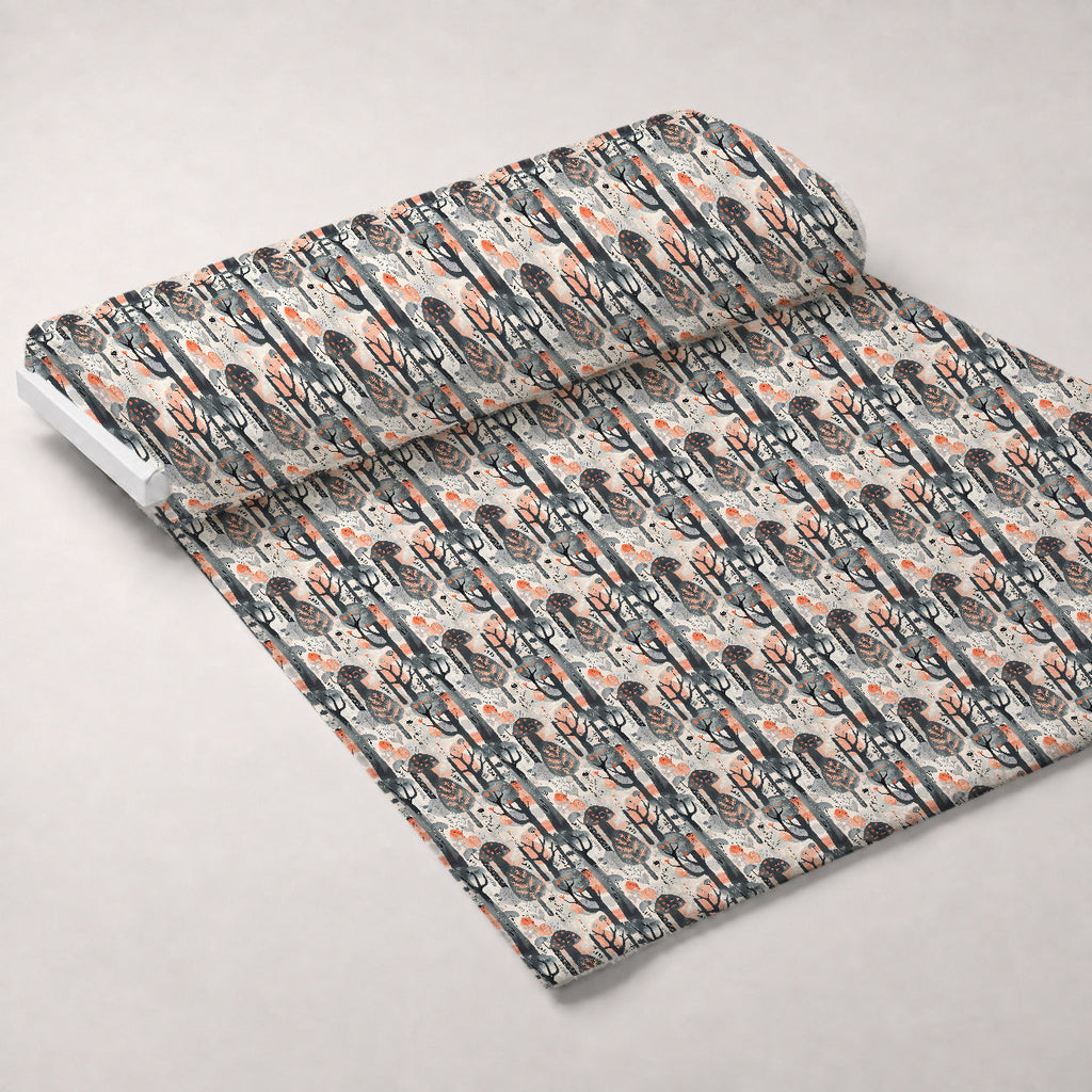 Twilight Grove Pattern 7 Fleece Fabric — fleece fabric unrolled bolt preview (mv-fleece-v1:bolt)