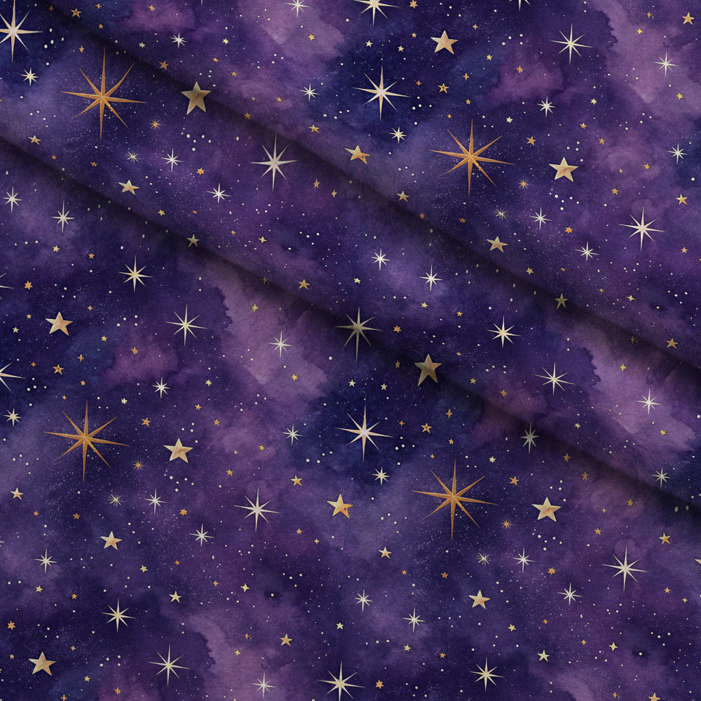 Twilight Lullaby Pattern 11 Fleece Fabric — fleece fabric folded close-up preview (mv-fleece-v1:lying)