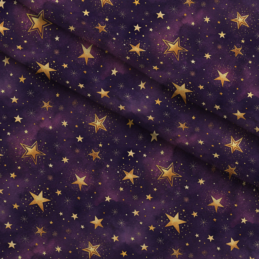 Twilight Lullaby Pattern 15 Fleece Fabric — fleece fabric folded close-up preview (mv-fleece-v1:lying)