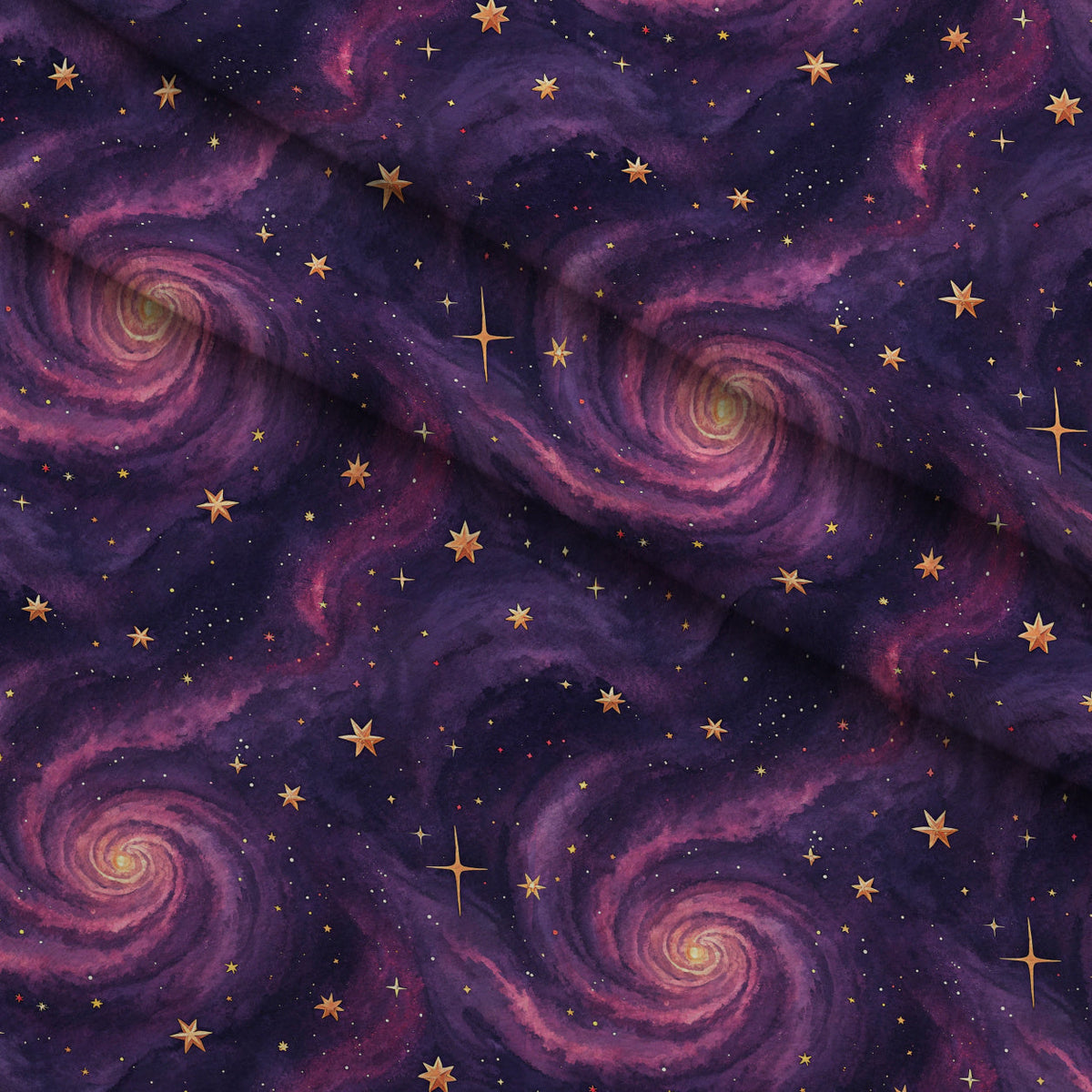 Twilight Lullaby Pattern 16 Fleece Fabric — fleece fabric folded close-up preview (mv-fleece-v1:lying)