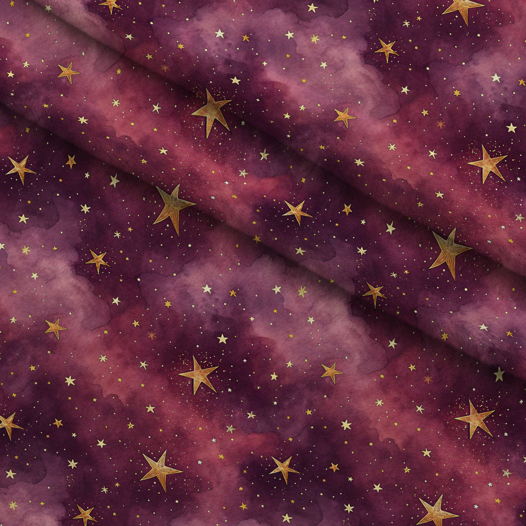 Twilight Lullaby Pattern 2 Fleece Fabric — fleece fabric folded close-up preview (mv-fleece-v1:lying)