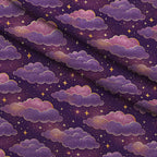 Twilight Lullaby Pattern 20 Fleece Fabric — fleece fabric folded close-up preview (mv-fleece-v1:lying)