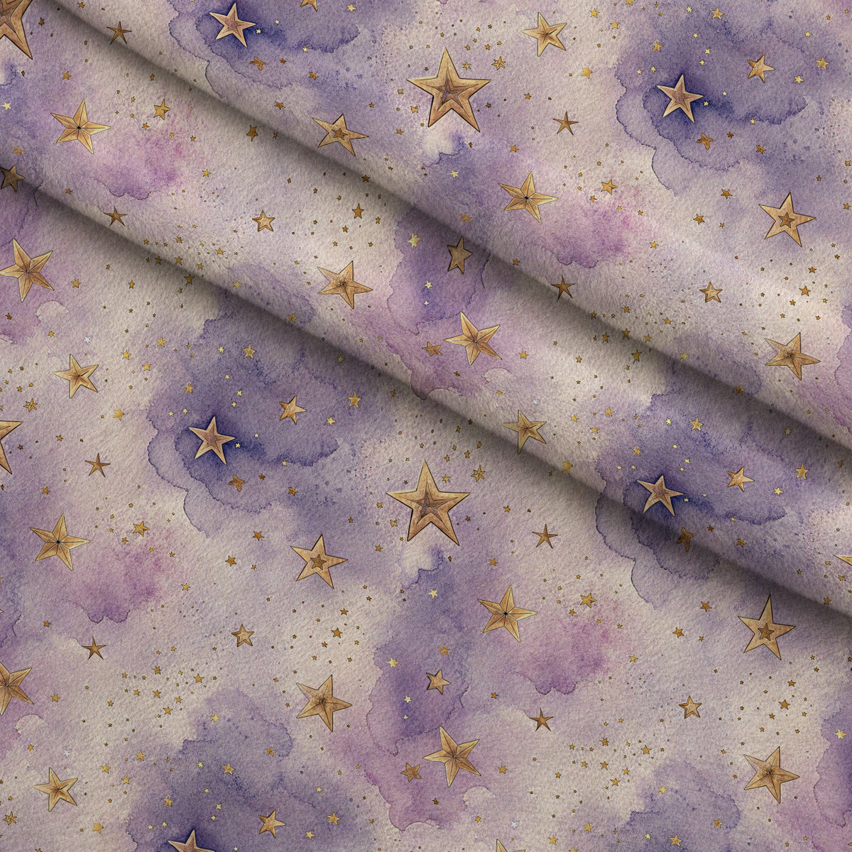 Twilight Lullaby Pattern 22 Fleece Fabric — fleece fabric folded close-up preview (mv-fleece-v1:lying)