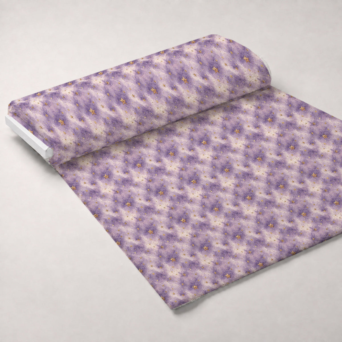 Twilight Lullaby Pattern 23 Fleece Fabric — fleece fabric unrolled bolt preview (mv-fleece-v1:bolt)