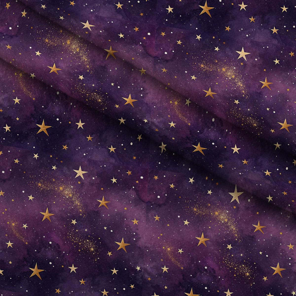 Twilight Lullaby Pattern 7 Fleece Fabric — fleece fabric folded close-up preview (mv-fleece-v1:lying)