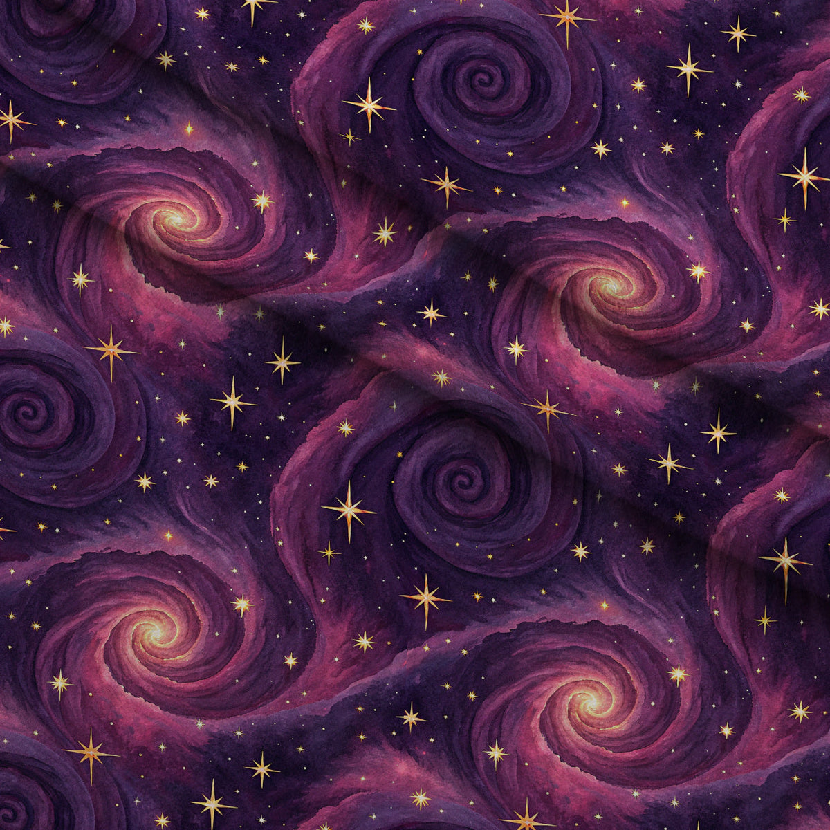 Twilight Lullaby Pattern 8 Fleece Fabric — fleece fabric folded close-up preview (mv-fleece-v1:lying)