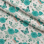 Twilight Rose Rookery Pattern 10 Fleece Fabric — fleece fabric folded close-up preview (mv-fleece-v1:lying)