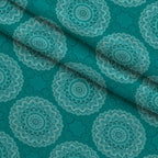 Twilight Rose Rookery Pattern 15 Fleece Fabric — fleece fabric folded close-up preview (mv-fleece-v1:lying)