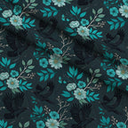 Twilight Rose Rookery Pattern 24 Fleece Fabric — fleece fabric folded close-up preview (mv-fleece-v1:lying)