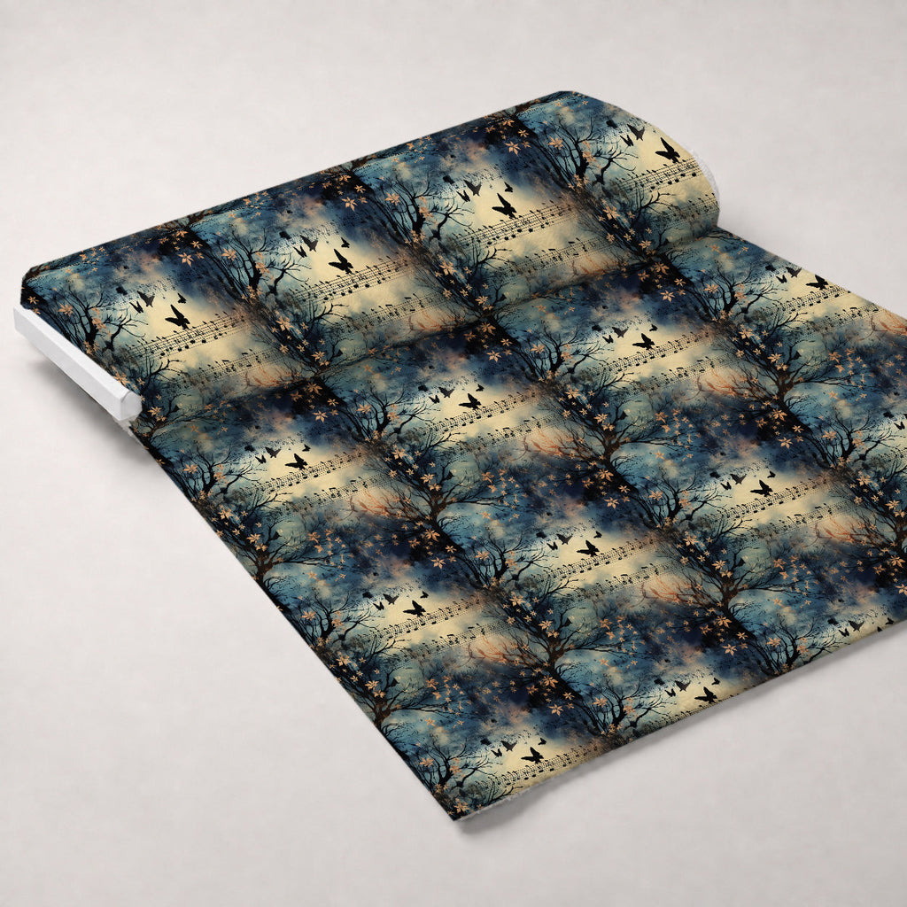 Twilight Serenade Pattern 1 Fleece Fabric — fleece fabric unrolled bolt preview (mv-fleece-v1:bolt)