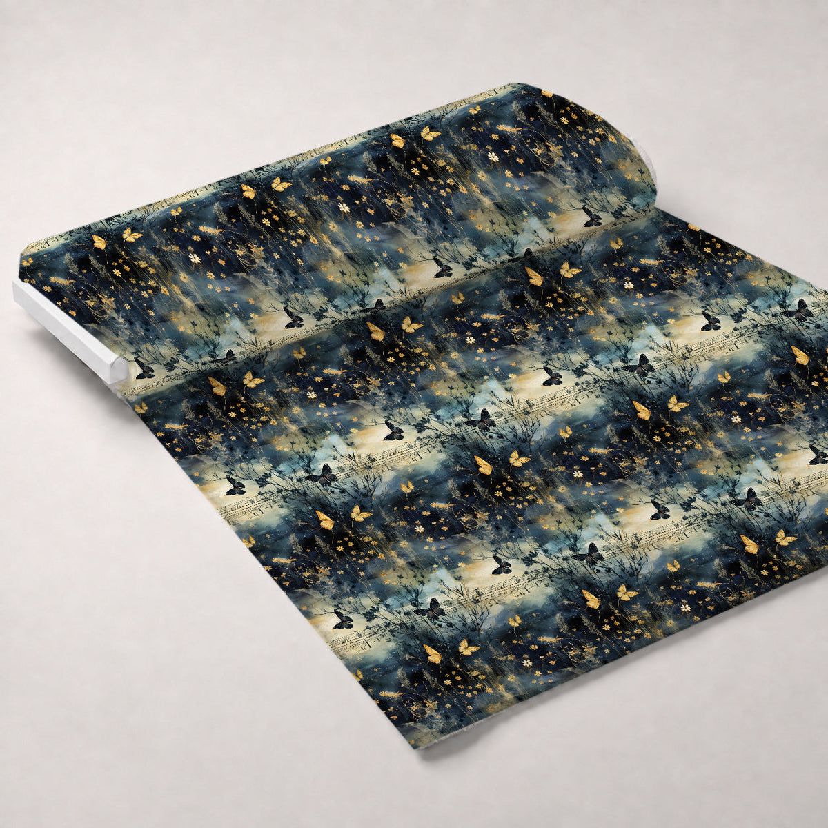 Twilight Serenade Pattern 10 Fleece Fabric — fleece fabric unrolled bolt preview (mv-fleece-v1:bolt)