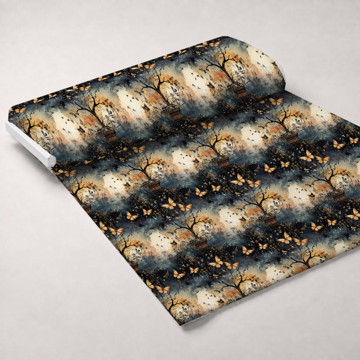 Twilight Serenade Pattern 12 Fleece Fabric — fleece fabric unrolled bolt preview (mv-fleece-v1:bolt)