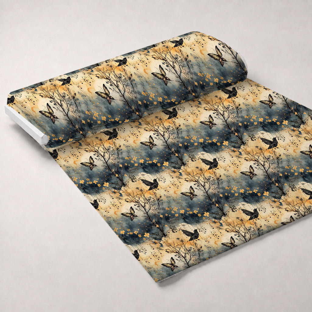 Twilight Serenade Pattern 7 Fleece Fabric — fleece fabric unrolled bolt preview (mv-fleece-v1:bolt)