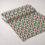 Twinkle Bulb Strings Pattern 13 Fleece Fabric — fleece fabric unrolled bolt preview (mv-fleece-v1:bolt)