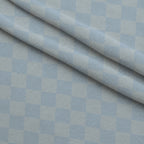 Two Tone Checkered Spindle Fleece Fabric — fleece fabric folded close-up preview (mv-fleece-v1:lying)