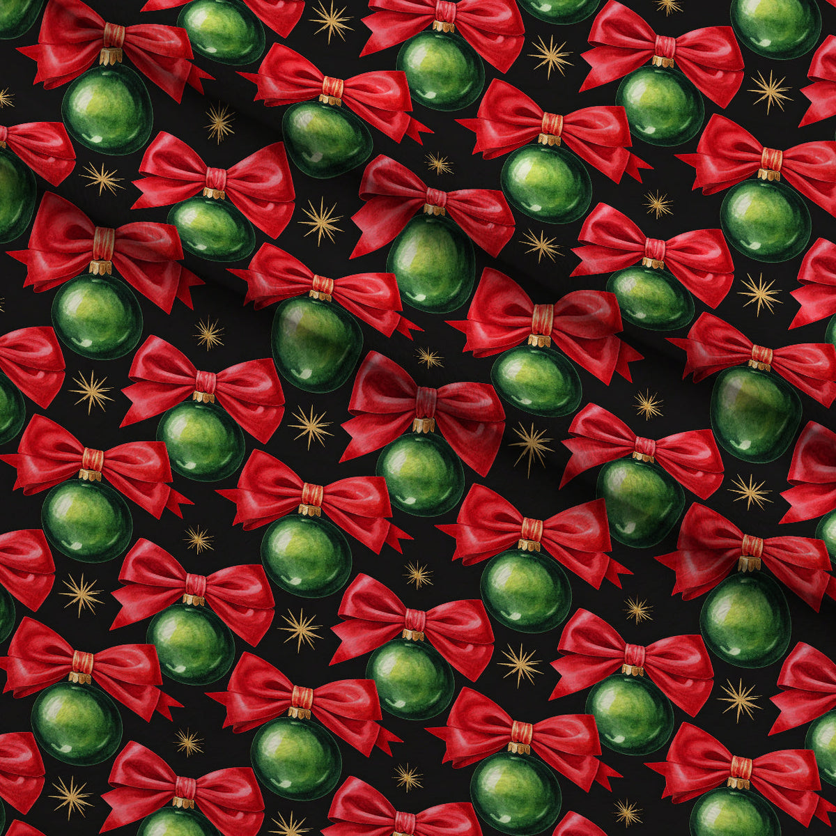 Velvet Noel Garden Pattern 23 Fleece Fabric — fleece fabric folded close-up preview (mv-fleece-v1:lying)