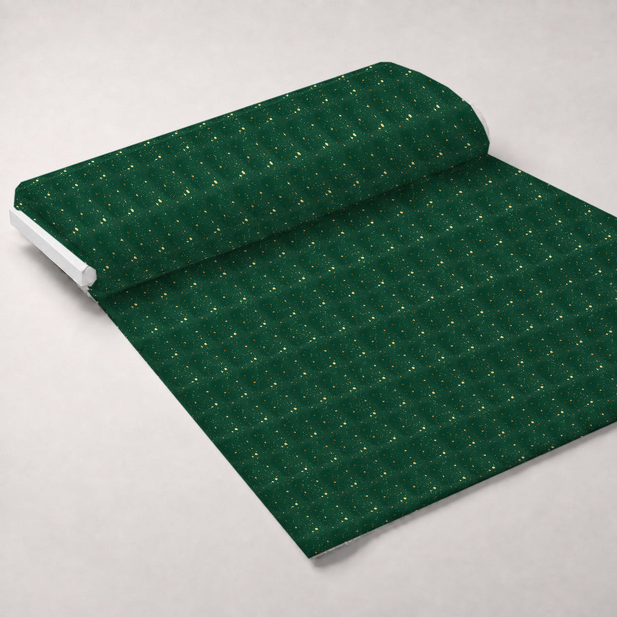 Velvet Noel Garden Pattern 8 Fleece Fabric — fleece fabric unrolled bolt preview (mv-fleece-v1:bolt)