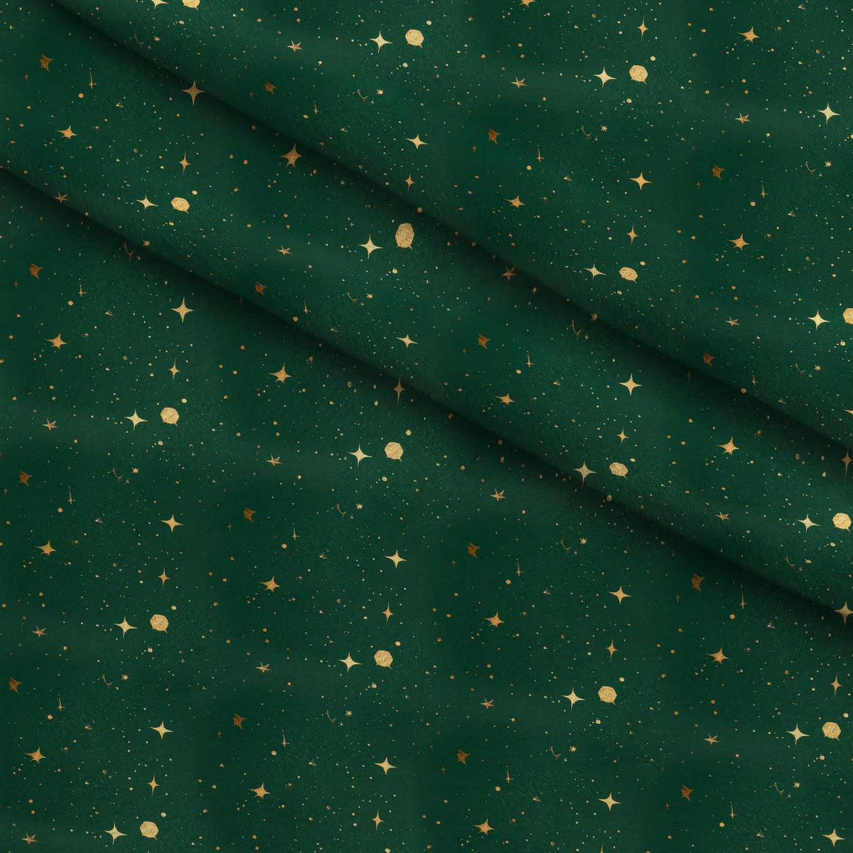 Velvet Noel Garden Pattern 8 Fleece Fabric — fleece fabric folded close-up preview (mv-fleece-v1:lying)