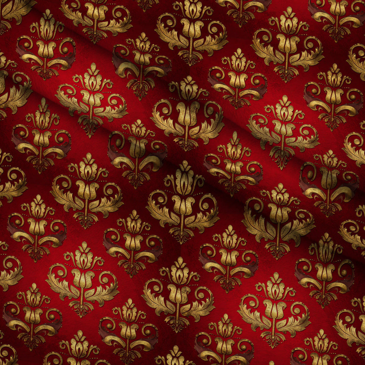 Velvet Noel Garden Pattern 9 Fleece Fabric — fleece fabric folded close-up preview (mv-fleece-v1:lying)
