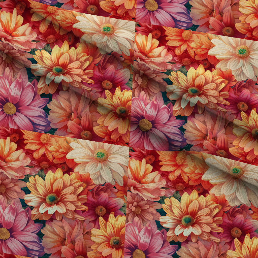 Velvet Rose Garden Pattern 11 Fleece Fabric — fleece fabric folded close-up preview (mv-fleece-v1:lying)