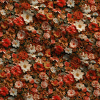 Velvet Rose Garden Pattern 16 Fleece Fabric — fleece fabric folded close-up preview (mv-fleece-v1:lying)