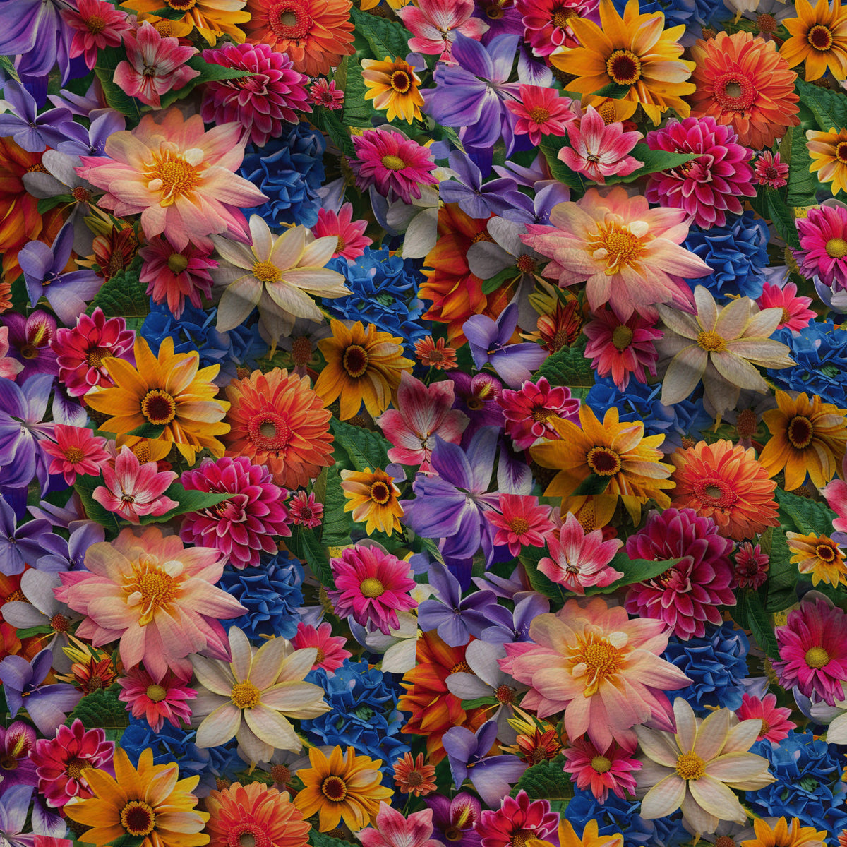 Velvet Rose Garden Pattern 3 Fleece Fabric — fleece fabric folded close-up preview (mv-fleece-v1:lying)