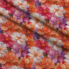 Velvet Rose Garden Pattern 4 Fleece Fabric — fleece fabric folded close-up preview (mv-fleece-v1:lying)