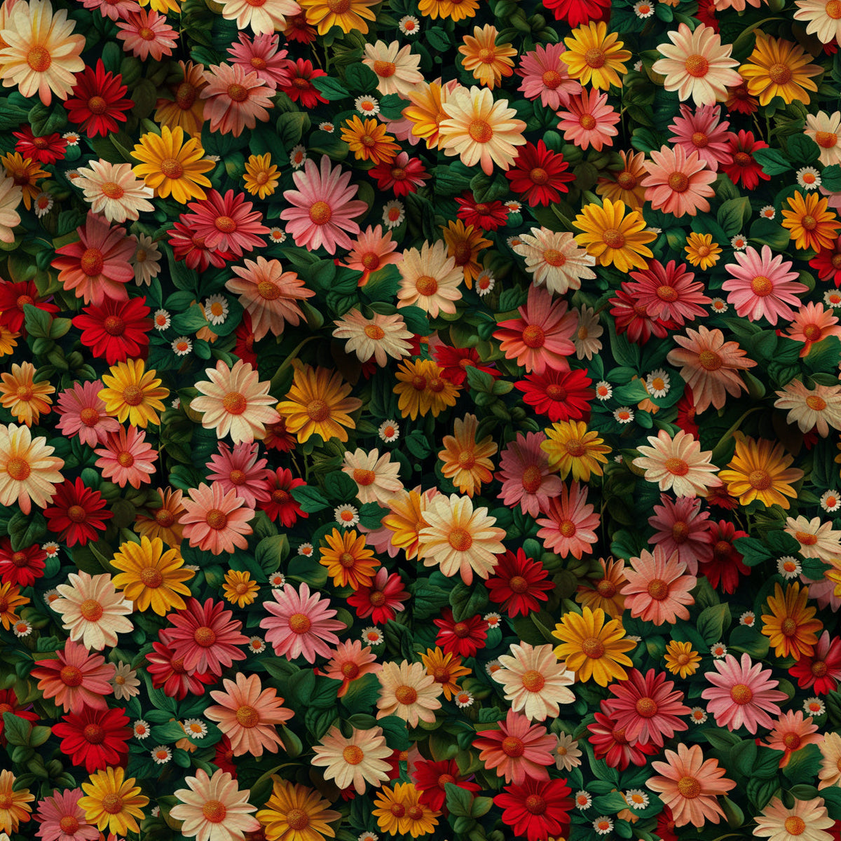Velvet Rose Garden Pattern 6 Fleece Fabric — fleece fabric folded close-up preview (mv-fleece-v1:lying)