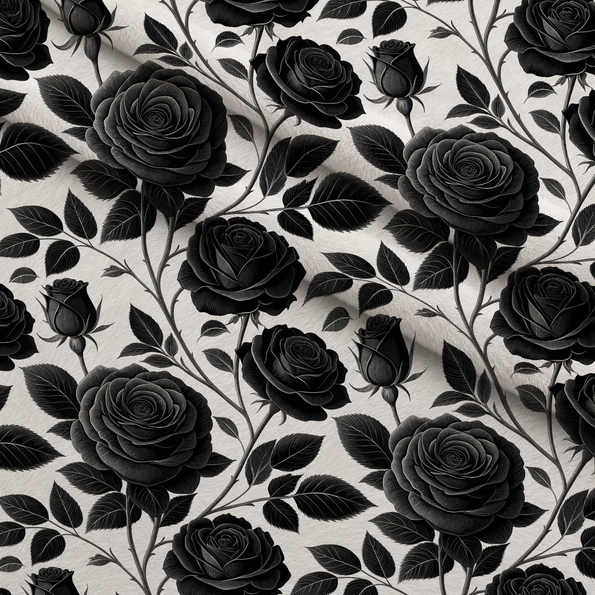 Velvet Rose Reverie Pattern 10 Fleece Fabric — fleece fabric folded close-up preview (mv-fleece-v1:lying)