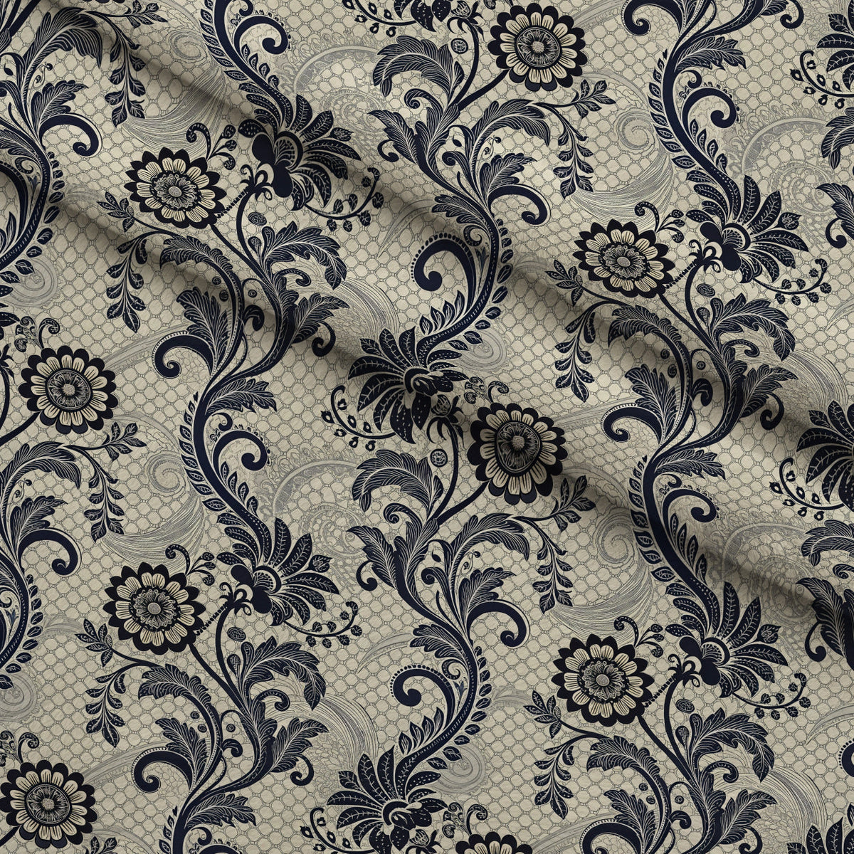 Velvet Rose Reverie Pattern 14 Fleece Fabric — fleece fabric folded close-up preview (mv-fleece-v1:lying)