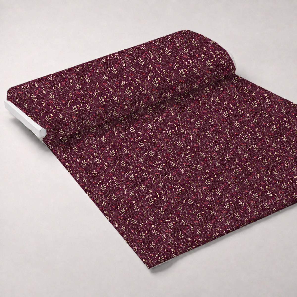 Velvet Rose Reverie Pattern 7 Fleece Fabric — fleece fabric unrolled bolt preview (mv-fleece-v1:bolt)