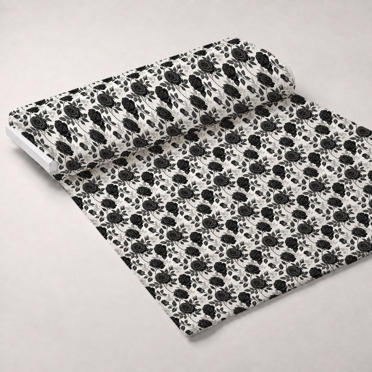 Velvet Rose Reverie Pattern 9 Fleece Fabric — fleece fabric unrolled bolt preview (mv-fleece-v1:bolt)
