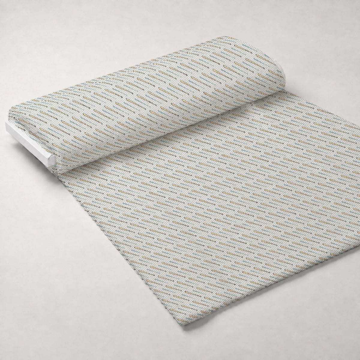 Vintage Ballpark Pattern 21 Fleece Fabric — fleece fabric unrolled bolt preview (mv-fleece-v1:bolt)