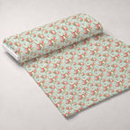 Vintage Blush Blooms Pattern 9 Fleece Fabric — fleece fabric unrolled bolt preview (mv-fleece-v1:bolt)