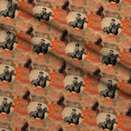 Vintage Frontier Pattern 18 Fleece Fabric — fleece fabric folded close-up preview (mv-fleece-v1:lying)
