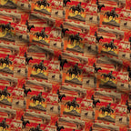 Vintage Frontier Pattern 6 Fleece Fabric — fleece fabric folded close-up preview (mv-fleece-v1:lying)