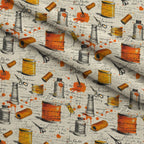 Vintage Notions Pattern 9 Fleece Fabric — fleece fabric folded close-up preview (mv-fleece-v1:lying)