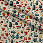 Vintage Pantry Pattern 1 Fleece Fabric — fleece fabric folded close-up preview (mv-fleece-v1:lying)