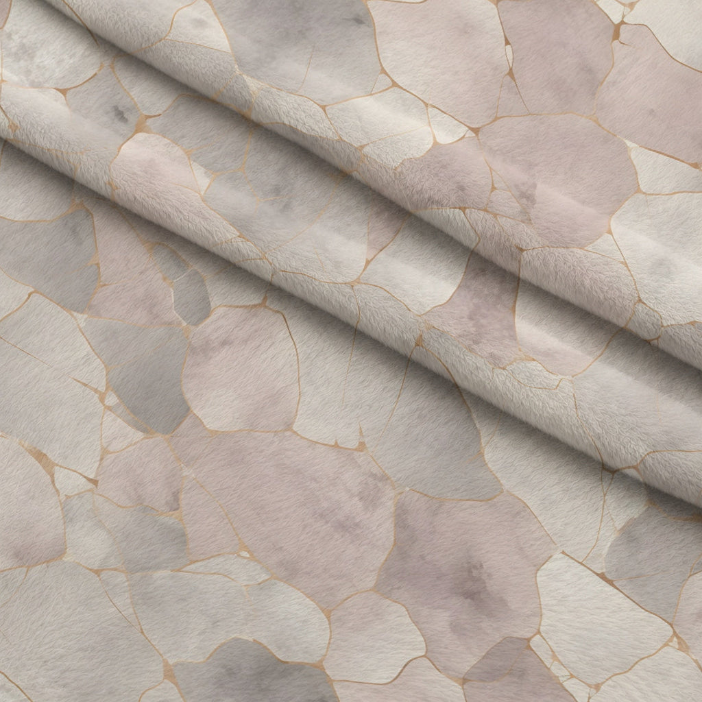 Violet Quartz Pattern 12 Fleece Fabric — fleece fabric folded close-up preview (mv-fleece-v1:lying)