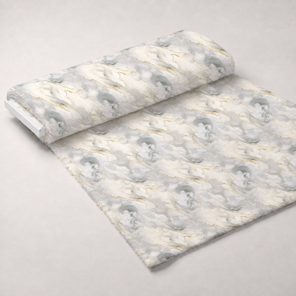Violet Quartz Pattern 18 Fleece Fabric — fleece fabric unrolled bolt preview (mv-fleece-v1:bolt)