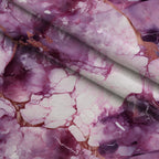 Violet Quartz Pattern 30 Fleece Fabric — fleece fabric folded close-up preview (mv-fleece-v1:lying)