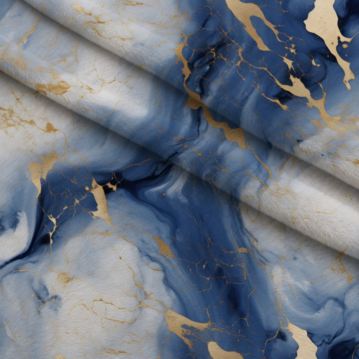 Violet Quartz Pattern 9 Fleece Fabric — fleece fabric folded close-up preview (mv-fleece-v1:lying)