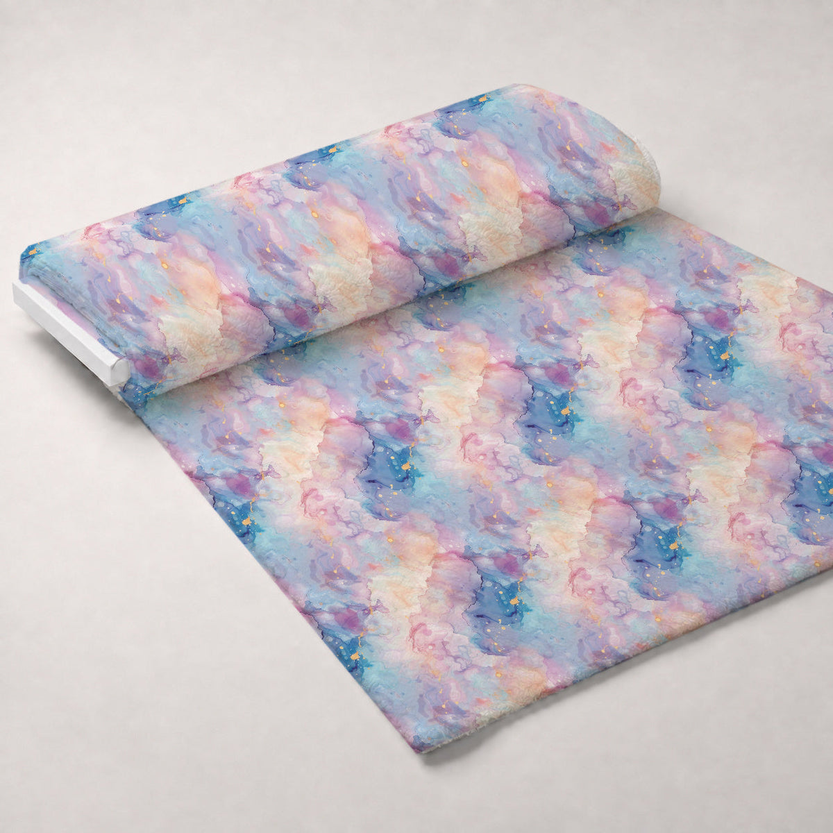 Watercolor Daydream Pattern 11 Fleece Fabric — fleece fabric unrolled bolt preview (mv-fleece-v1:bolt)
