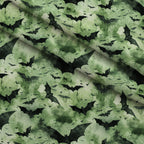Watercolor Halloween Bats Pattern 11 Fleece Fabric — fleece fabric folded close-up preview (mv-fleece-v1:lying)
