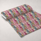 Weathered Blooms Pattern 1 Fleece Fabric — fleece fabric unrolled bolt preview (mv-fleece-v1:bolt)