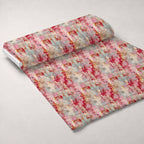 Weathered Blooms Pattern 20 Fleece Fabric — fleece fabric unrolled bolt preview (mv-fleece-v1:bolt)