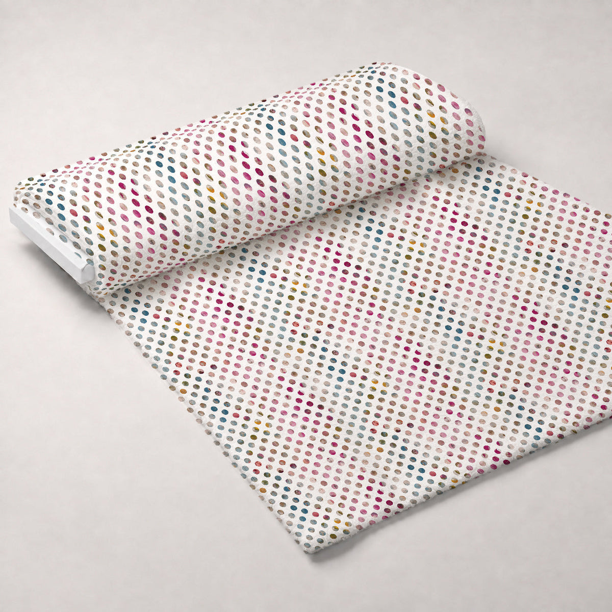 Weathered Blooms Pattern 21 Fleece Fabric — fleece fabric unrolled bolt preview (mv-fleece-v1:bolt)